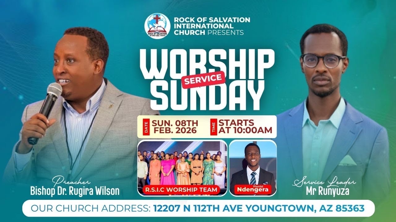 SUNDAY MORNING SERVICE WITH BISHOP DR RUGIRA WILSON 02/08/2026