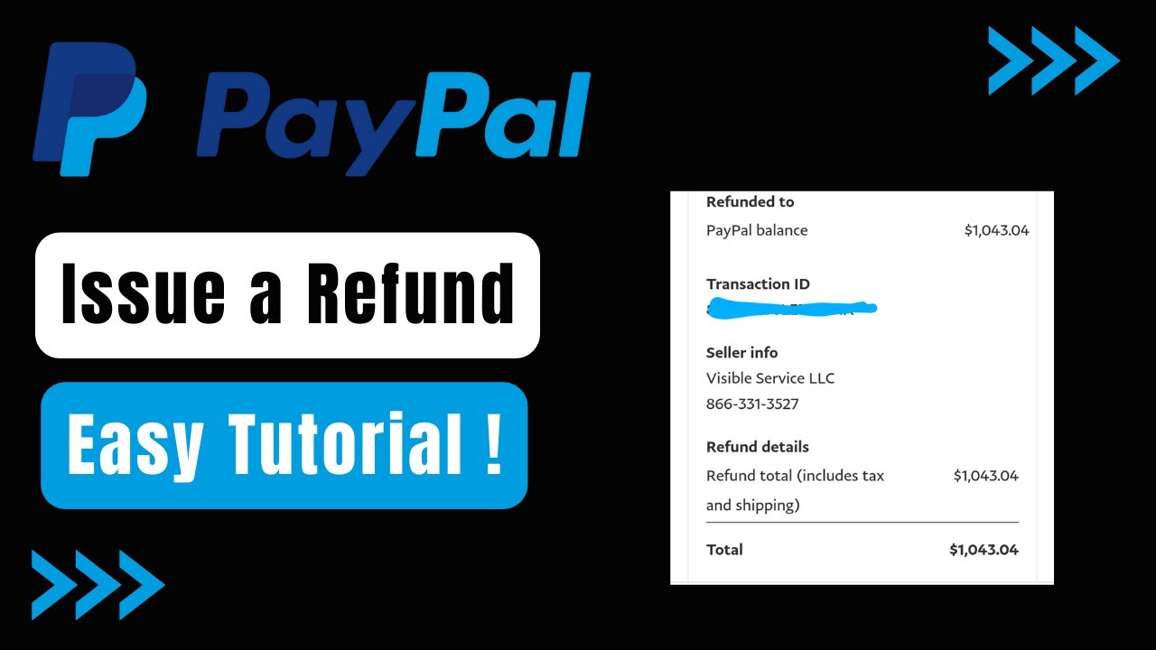 How To Issue A Refund on Paypal - Refund Money !