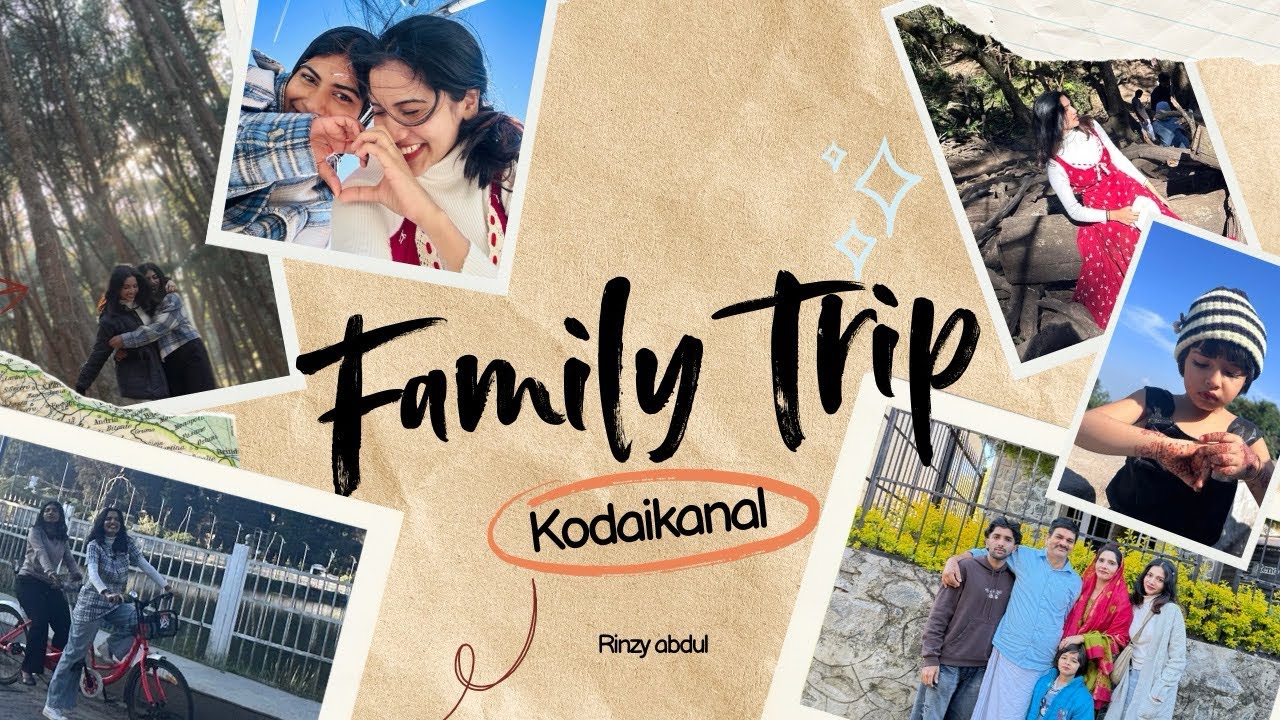 Mini trip with fam🐒💕|kodaikanal|Rinzyabdul