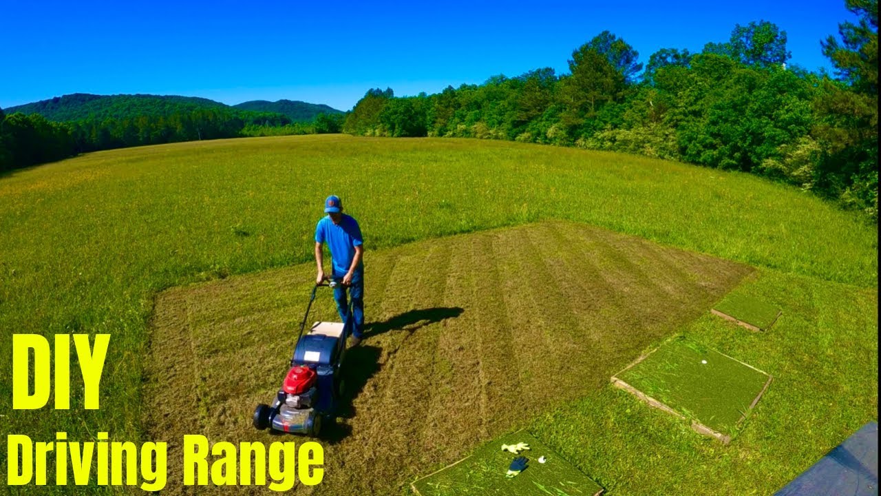 Back to Work Building our Backyard Golf Driving Range