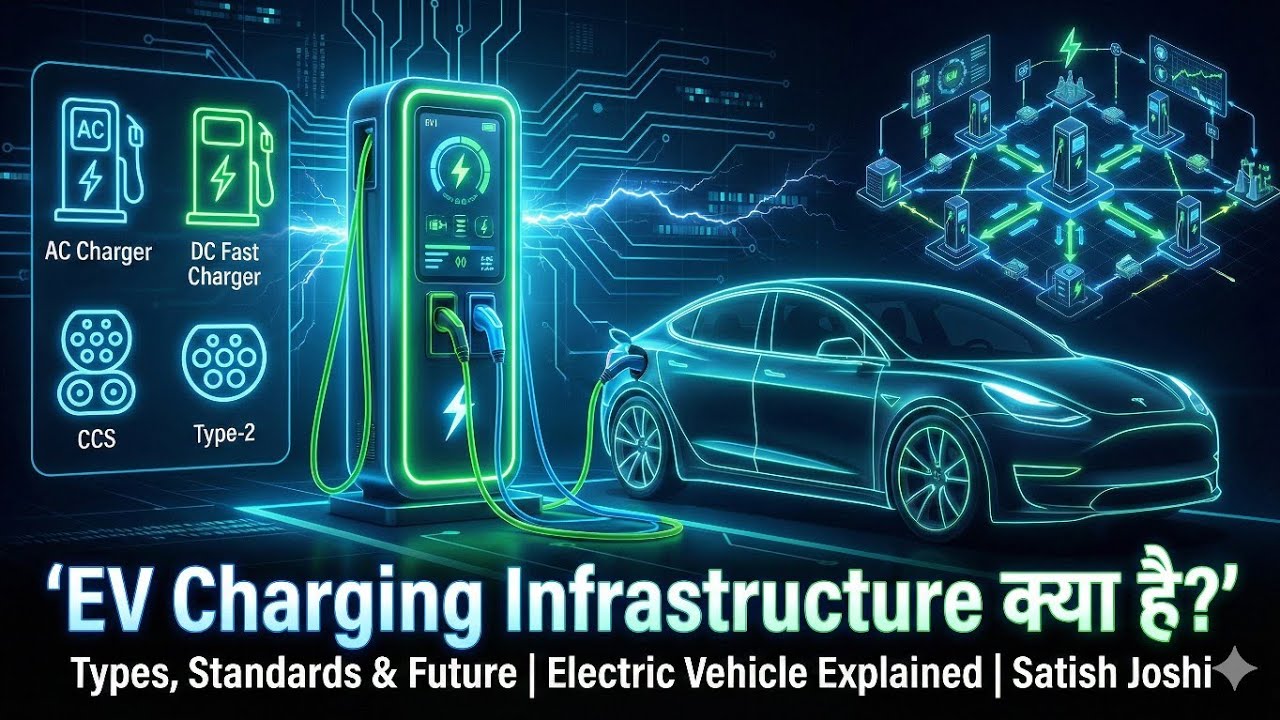 EV Charging Infrastructure क्या है | Types, Standards & Future | Electric Vehicle Explained in Hindi