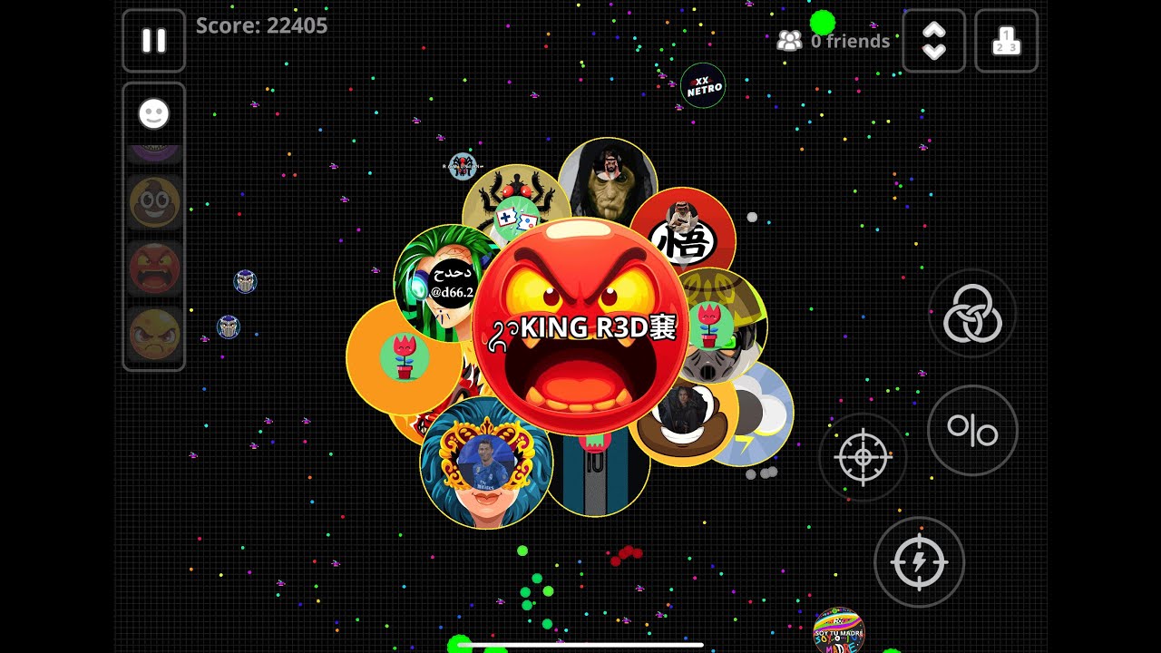 بث اقاريو لعيون الاونر الجديد فالكون   😍🔥| live agar.io macro noob