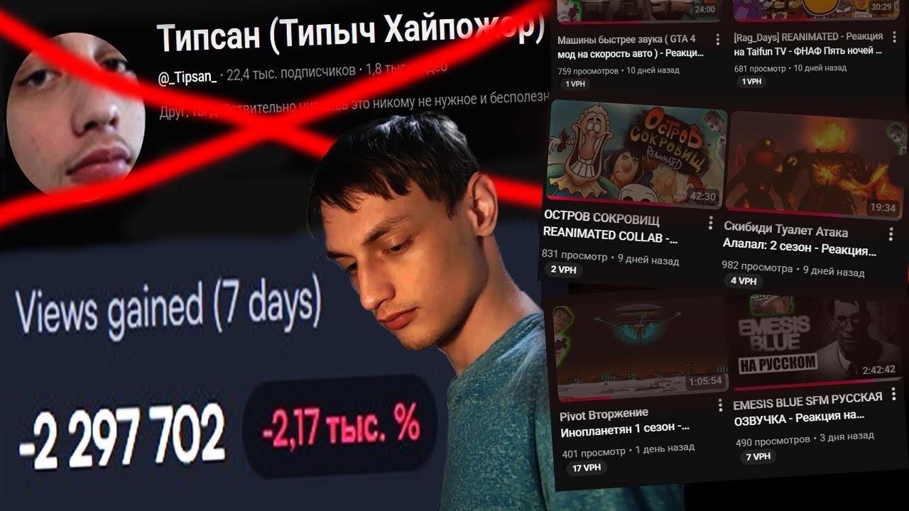 Типсан умирает и Скибиди Туалет тоже - Откровение о ситуации