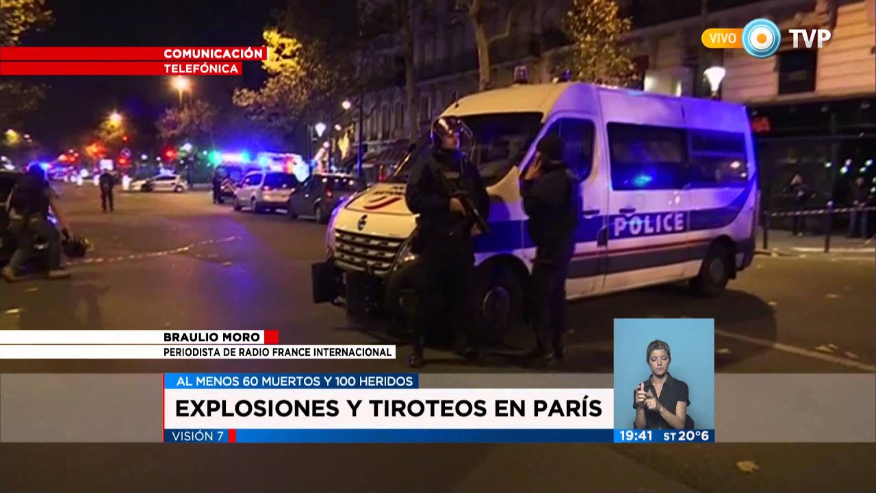 Visión 7 - Atentados en París: Decenas de muertos y heridos tras los ataques