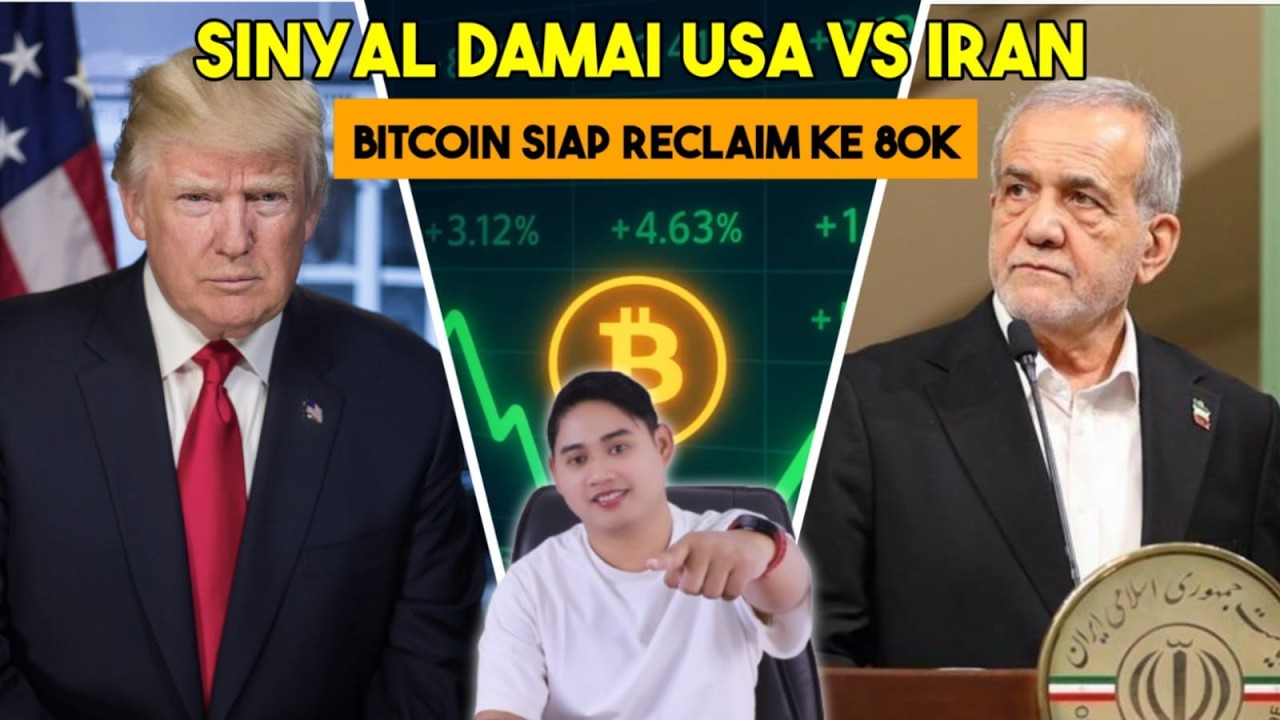 USA DAMAI DENGAN IRAN ?? BITCOIN NAIK MALAM INI PUKUL 21.30 ???