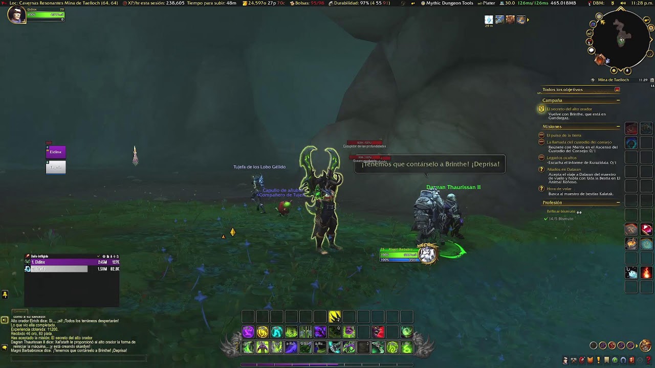 Firestorm 🔥 (DH LVL76) Leveando en Isla de Dorn  The War Within