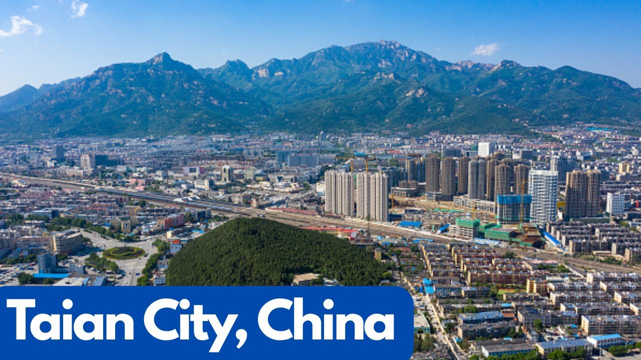 Taian City from Above