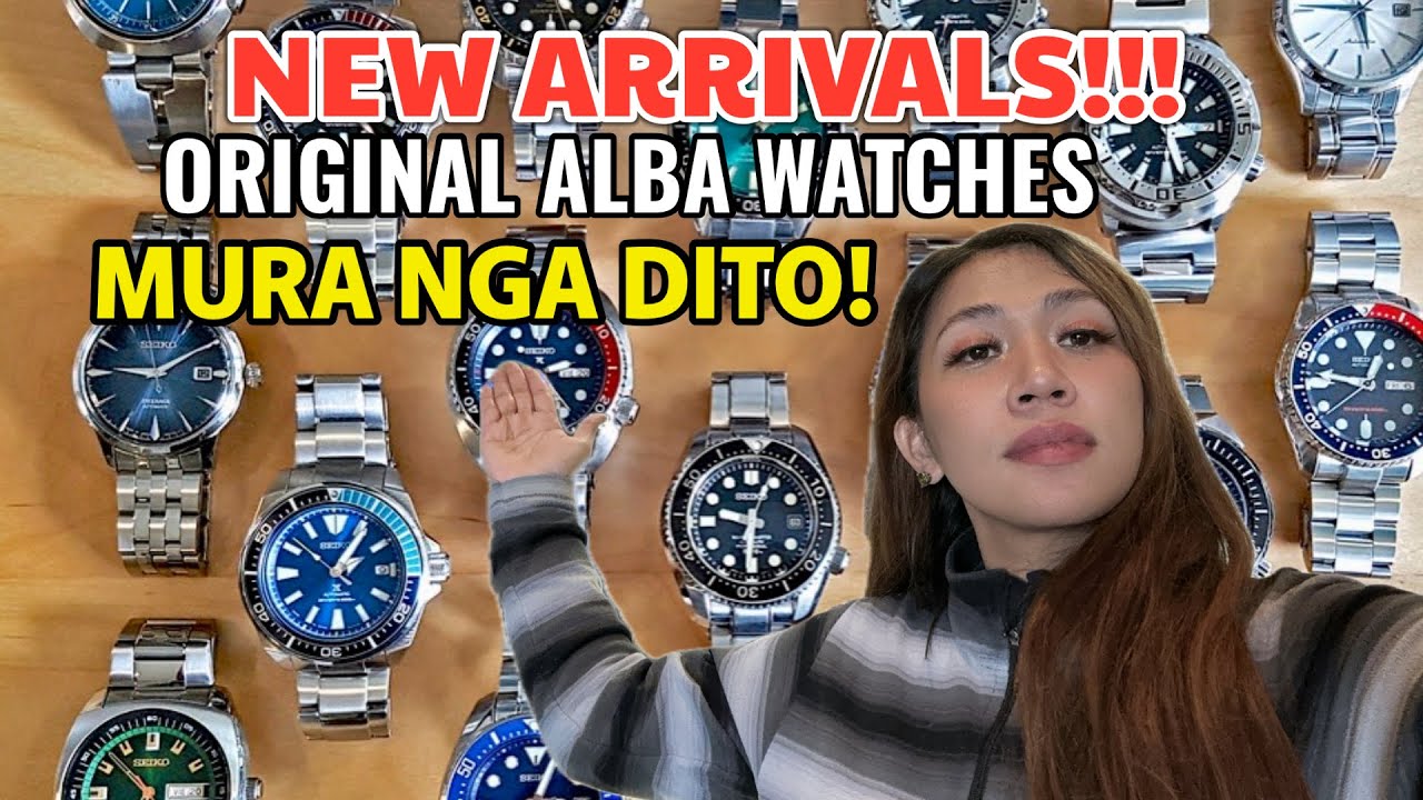 New ARRIVALS!!! Original ALBA AT SEIKO WATCHES SA QUIAPO AVENIDA