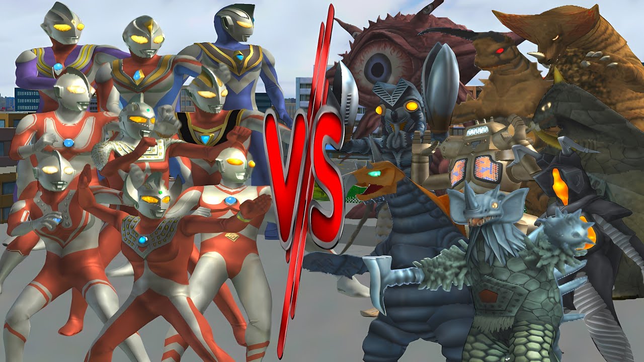 ウルトラマン TARO VS TYRANT, ULTRAMAN ZOFFY VS ZETTON, 80' VS VAKISHIM, ULTRASEVEN VS KING JOE #ウルトラマン #怪獣