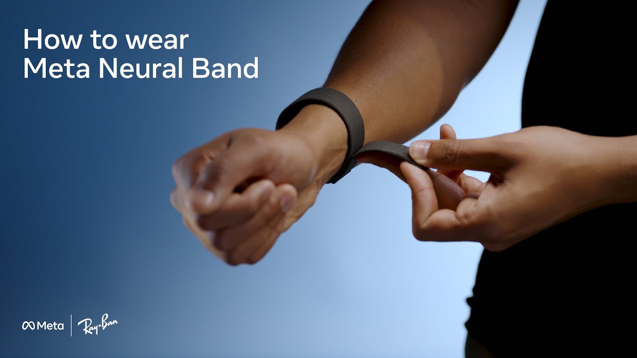 How to wear Meta Neural Band