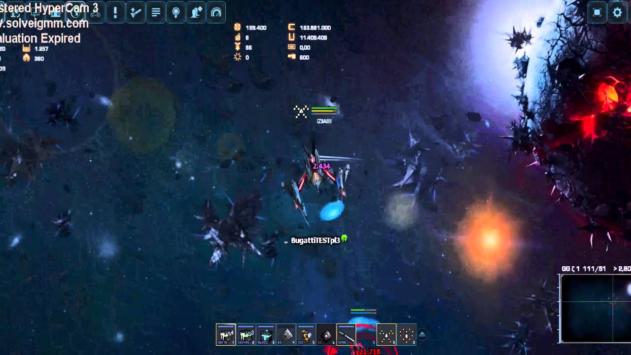 Darkorbit 3D Galaxy Gate and Ship Battle