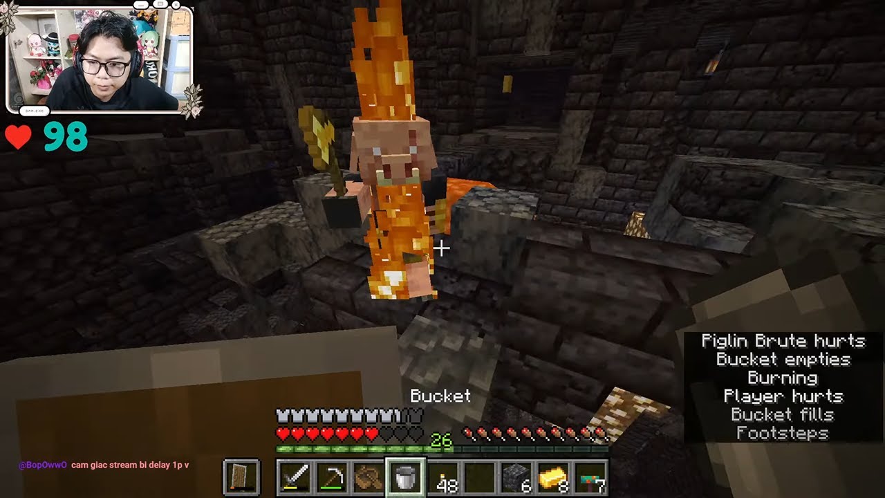 🔴stream minecraft chill - lần đầu loot bastion