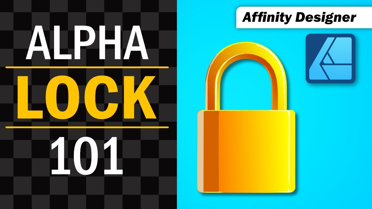 Блокировка прозрачности с помощью «Protect Alpha» — Учебное пособие для Affinity Photo и Affinity...