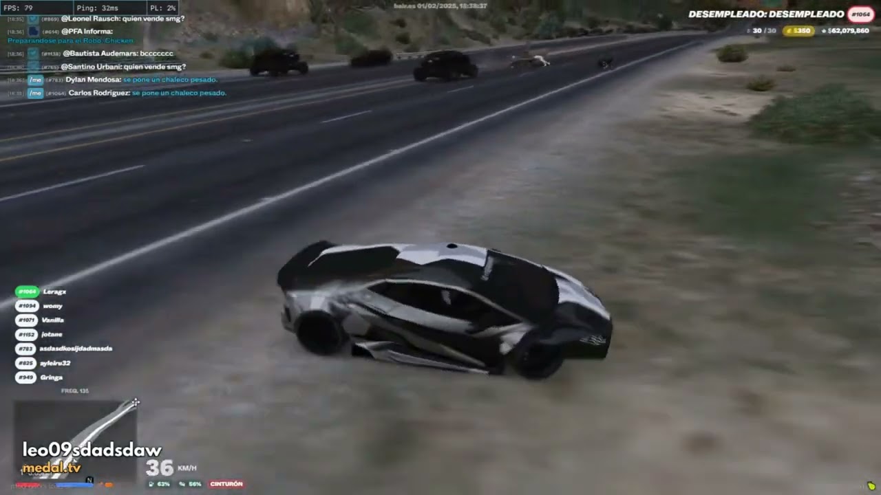 un “random” matando rola