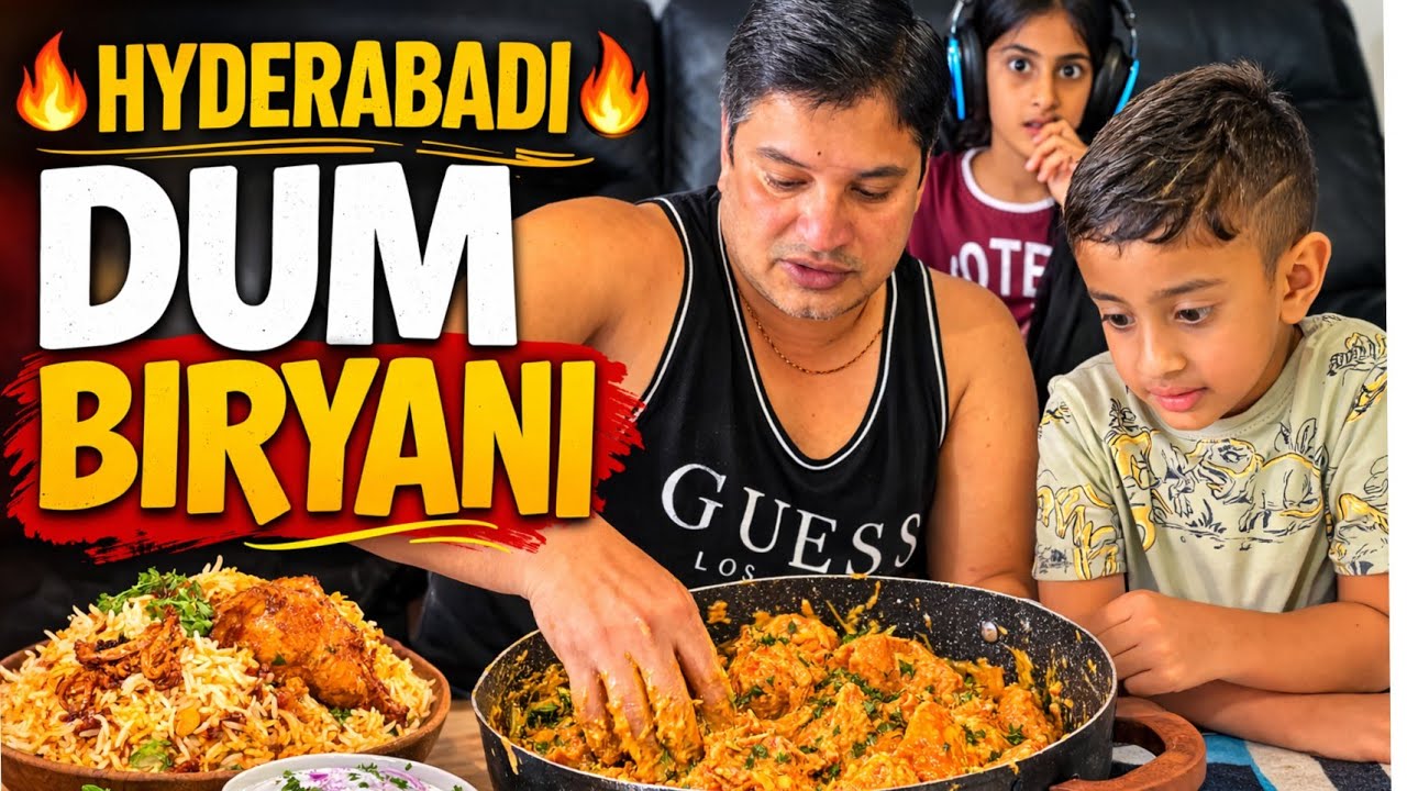  HYDERABADI DUM BIRYANI 🔥 #BiryaniLovers#Foodie#IndianFood #DesiFood #FoodVlog#StreetFood #SpicyFood