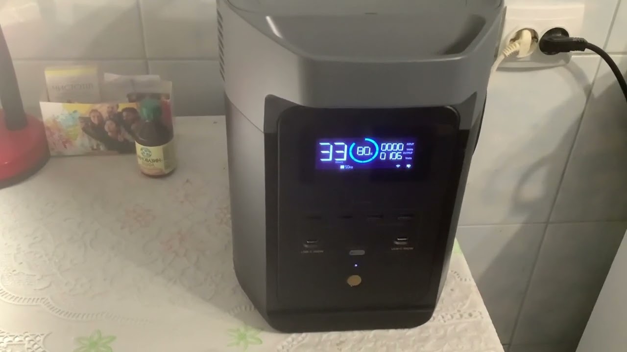 EcoFlow Delta II .стирка белья . Часть 1