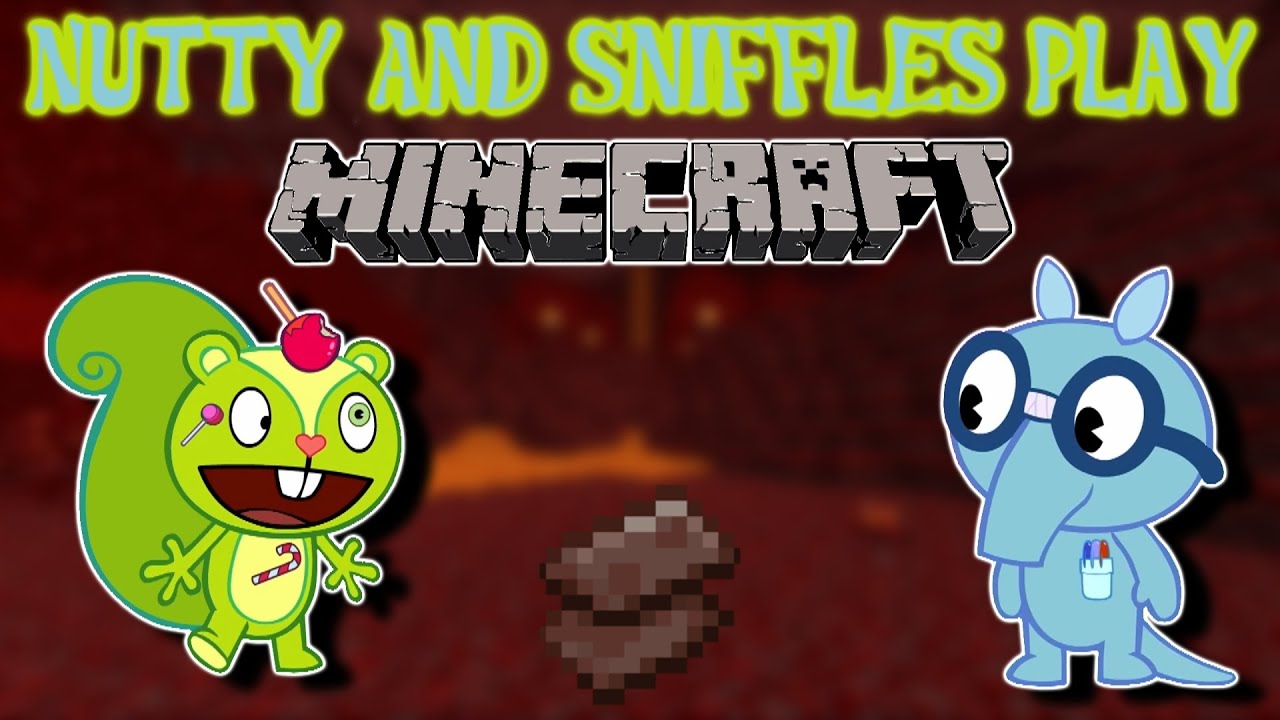 NUTTY AND SNIFFLES PLAY: Minecraft | Checking Out the New Nether