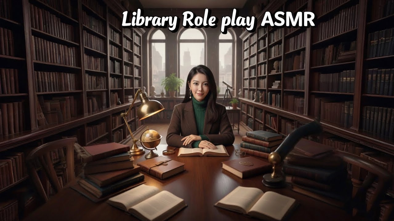 ASMR | ASMR Library Role play | 圖書館管理員 | Chinese Cantonese廣東話 | #asmr#asmrroleplay  #asmrlibrary 