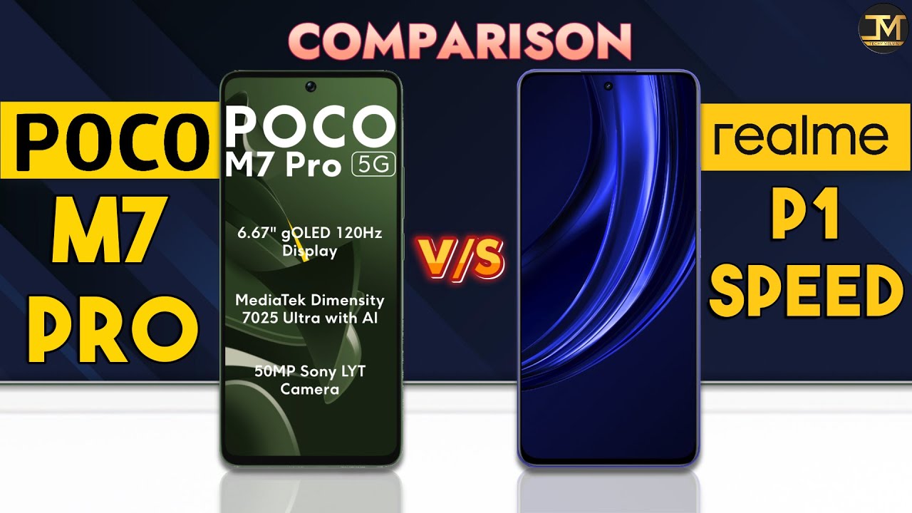 POCO M7 Pro vs realme P1 Speed : Which Phone is Best❓😯