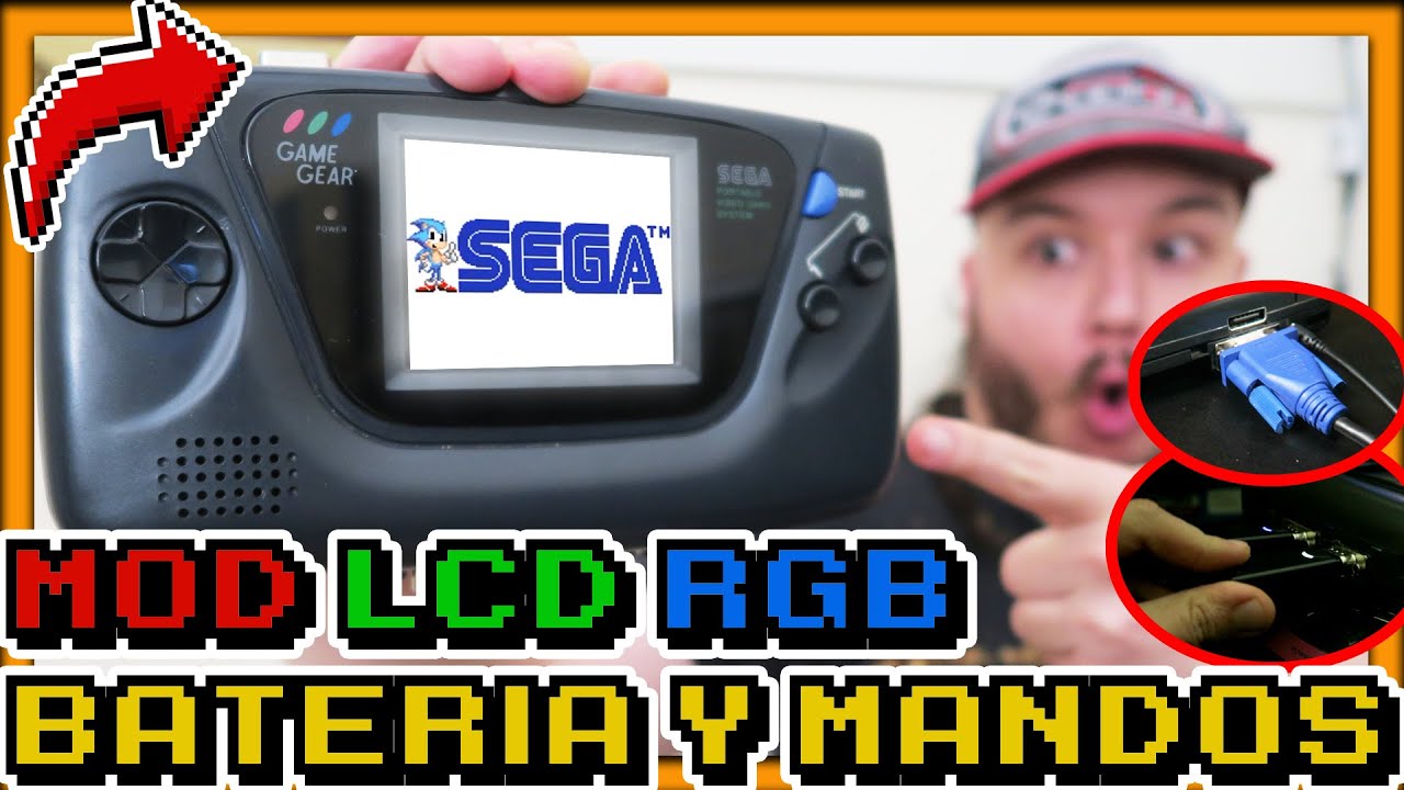 RESTAURACIÓN DE ESTA GAME GEAR | SE CONVIERTE EN LA MEJOR GAMEGEAR DEL MUNDO | MOD LCD RGB BATERIA..