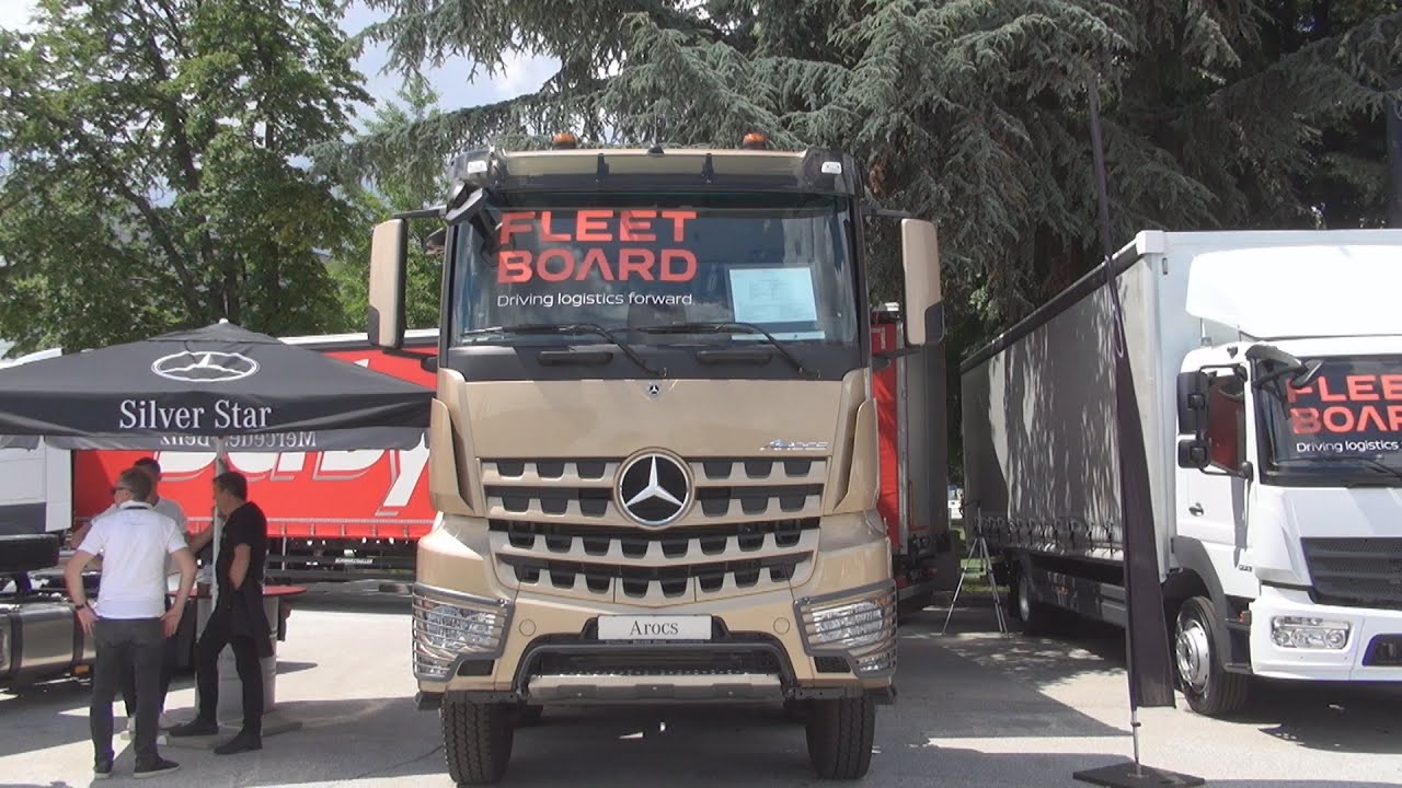 Mercedes-Benz Arocs 4145 K 8x4 Tipper Truck (2021) Exterior and Interior