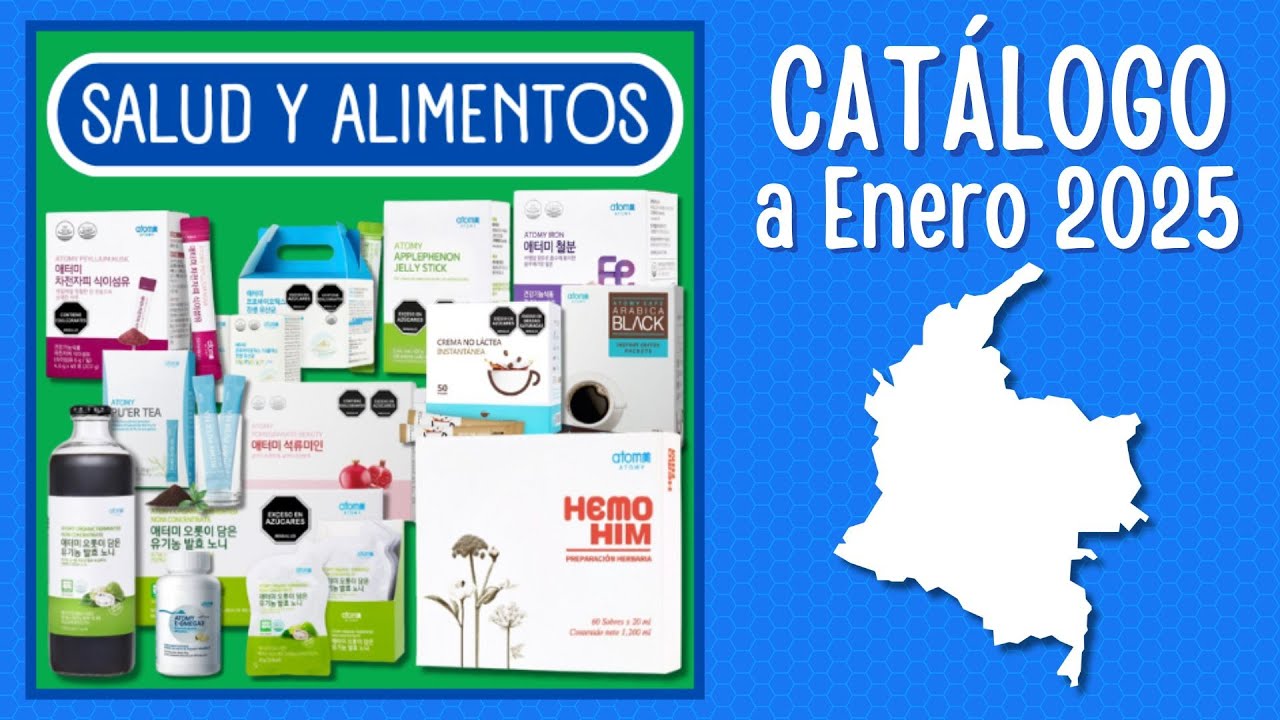 Cat&aacute;logo Atomy Colombia | Salud y Alimentos | 2025