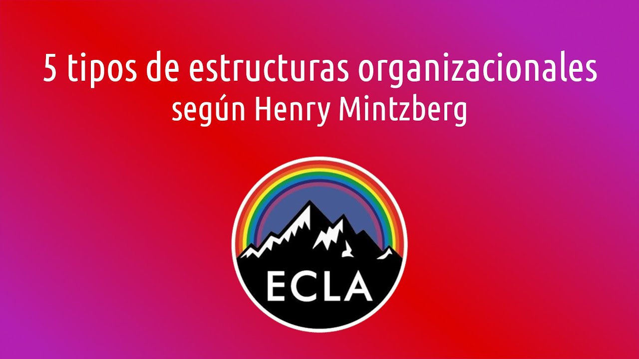 5 tipos de Estructuras Organizacionales de Mintzberg