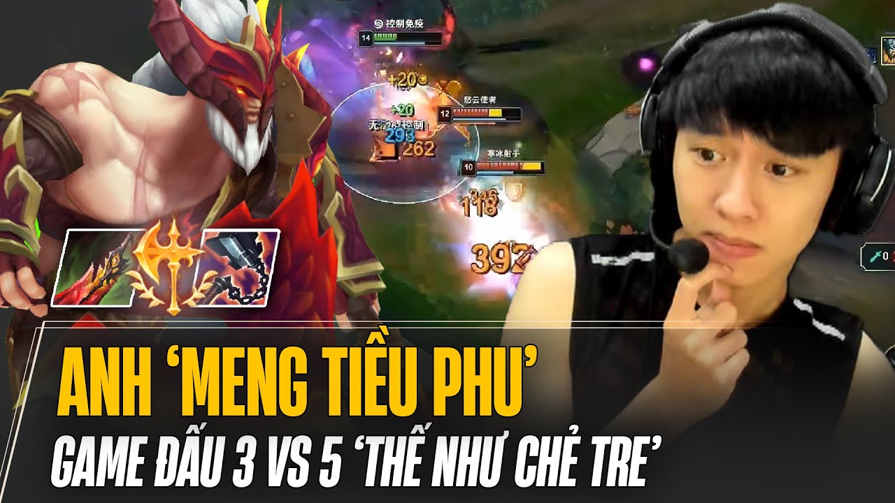 OLAF XIAOCHAOMENG MỘT M&Igrave;NH C&Acirc;N TẤT D&Ugrave; CẶP BOT AFK CỰC SỚM