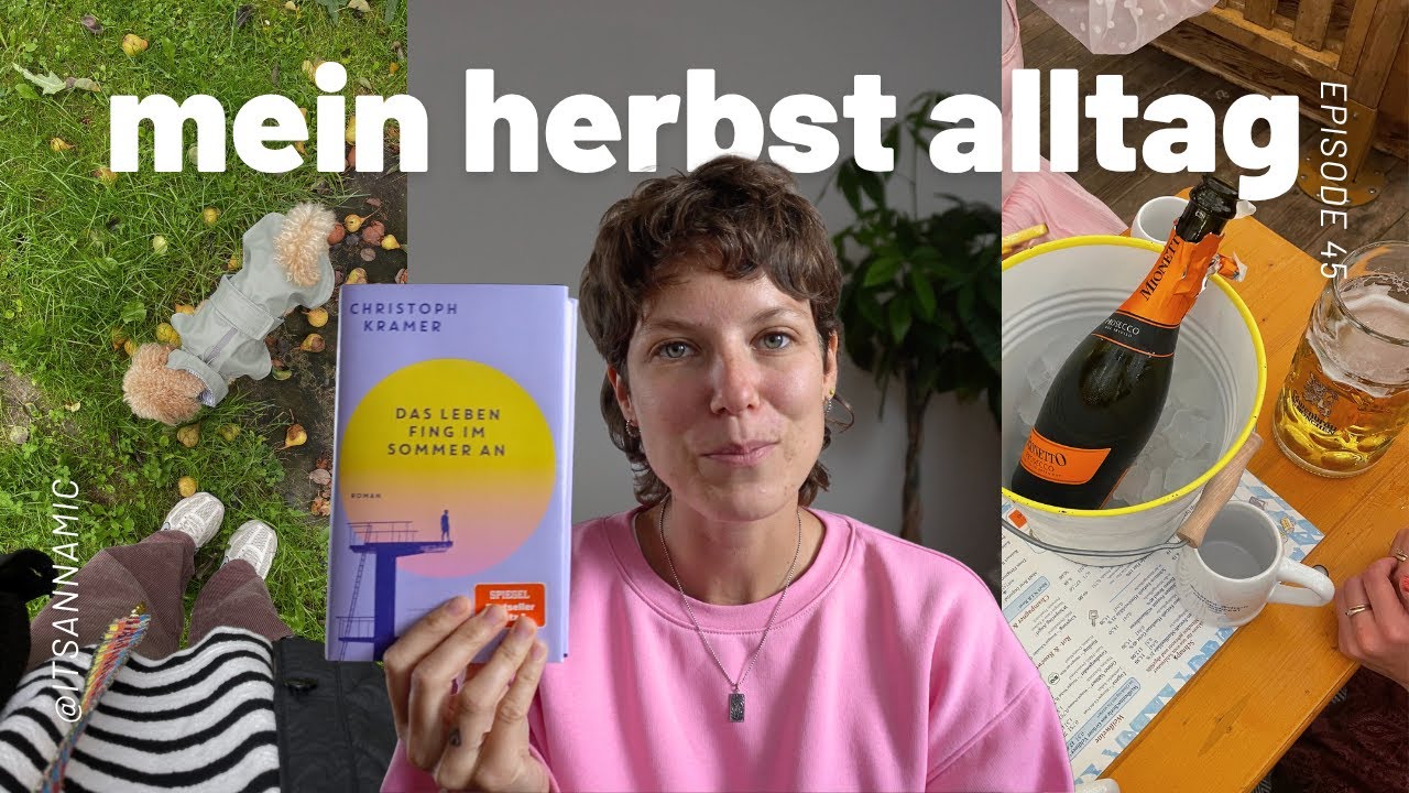 Mein Alltag im Herbst: Book Talk, Grafik-Projekte & mein Dirndl fürs Oktoberfest 🍂