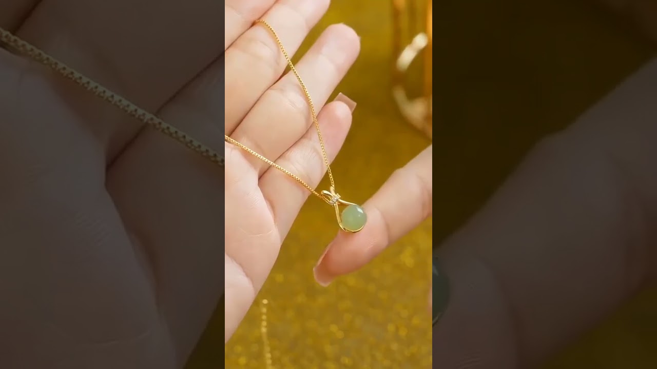 Kalung LIontin Giok Titanium Asli #review #kalungemas
