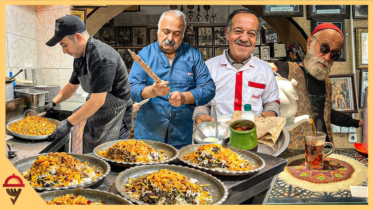 AMAZING Persian Food Compilation! Kababs, Dizi, Tea & Bazaar Stews (1h20m Tour)!