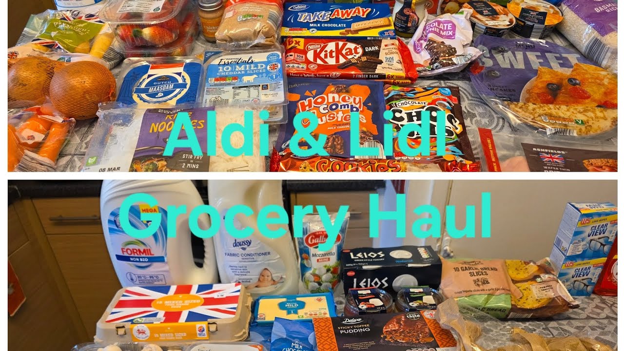 | Aldi & Lidl Weekly Grocery Haul | With Prices |