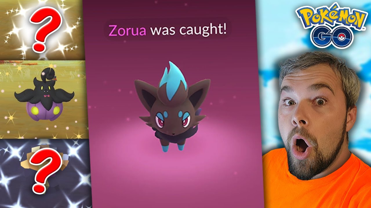 Shiny Zorua Caught! Our Shiny Luck was Amazing! (Pokémon GO Halloween Event Part 2)