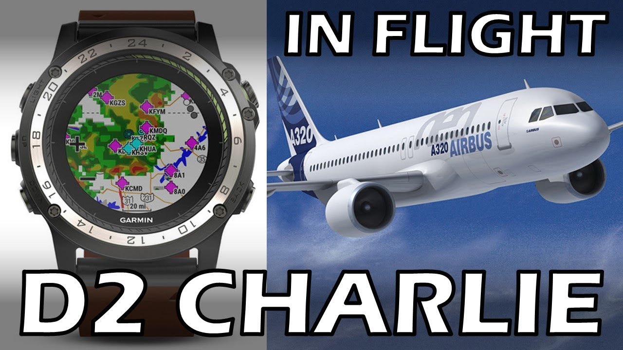 Garmin D2 *Charlie* in flight (as pax)