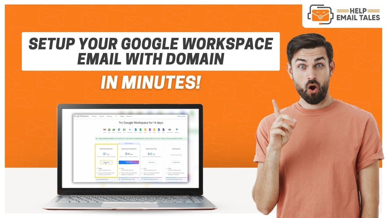 Google Workspace Email Setup with Domain | Help Email Tales