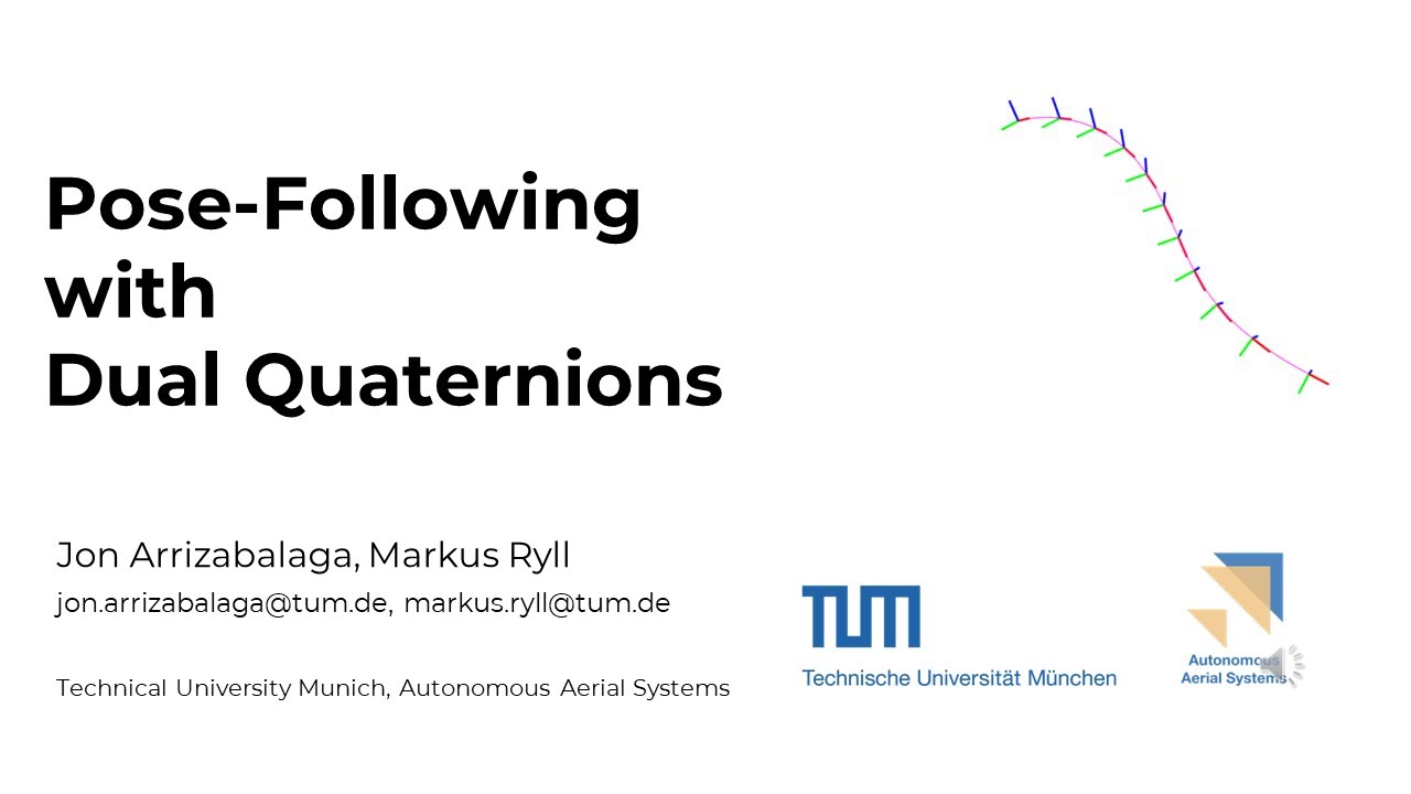Pose-Following with Dual Quaternions