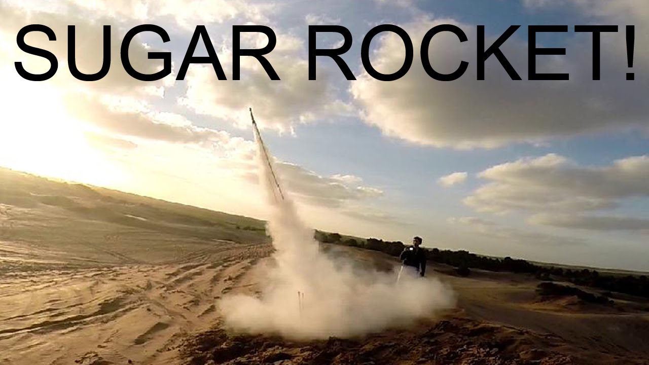 SUGAR-KNO3 ROCKET! 200KMH