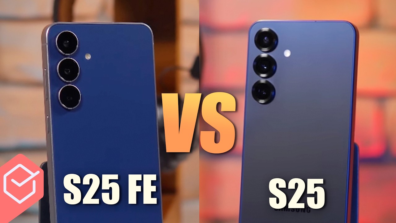 GALAXY S25 FE vs. GALAXY S25 // MUDA MUITO!? Qual MELHOR!? COMPARATIVO COMPLETO para NÃO ERRAR!