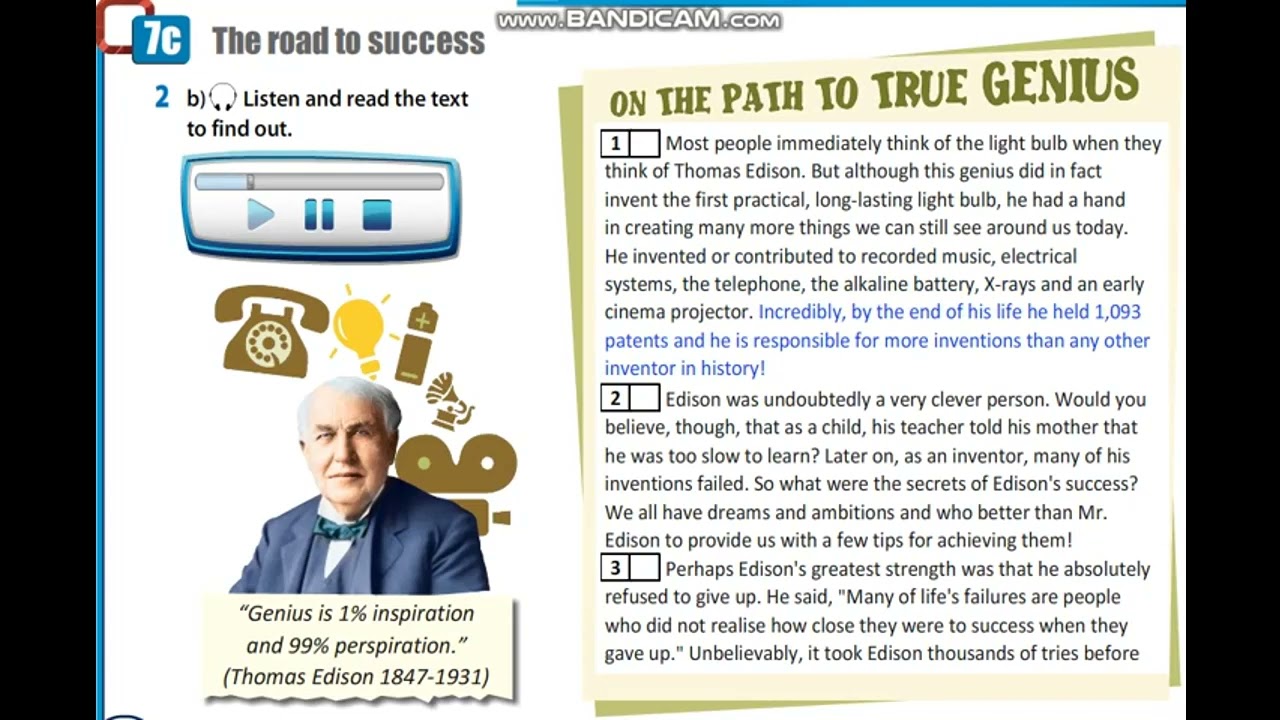 The road to success
