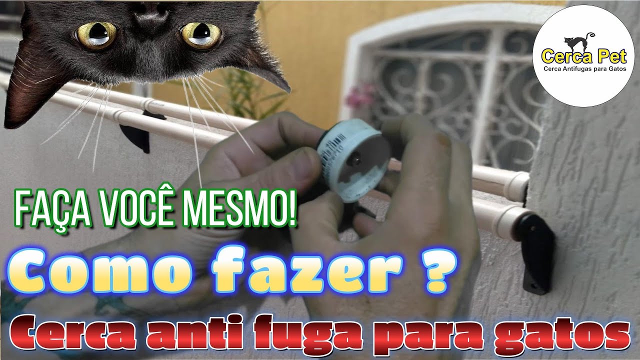 Suportes de Proteção Antifuga para gatos e animais de pequeno porte, cerca pet idea arts, como fazer