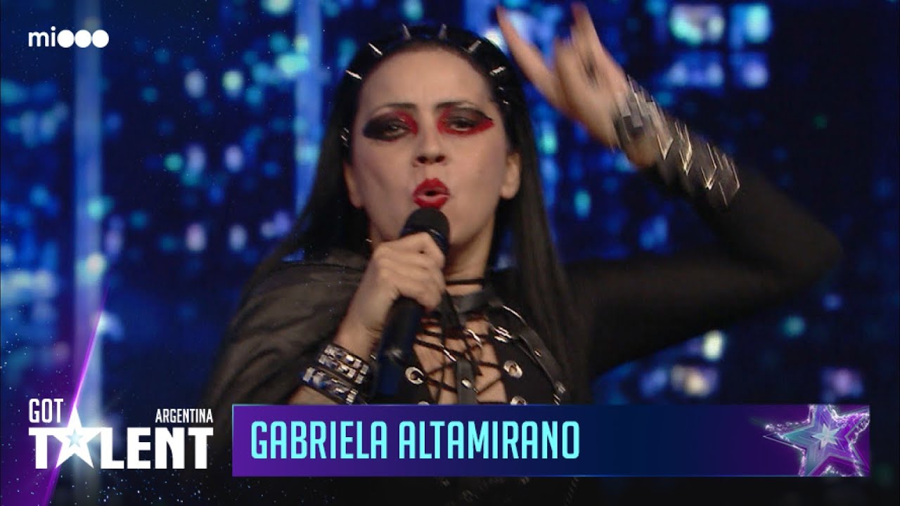 Gabriela Altamirano - Cantante de heavy metal | Audiciones | Got Talent Argentina 2023