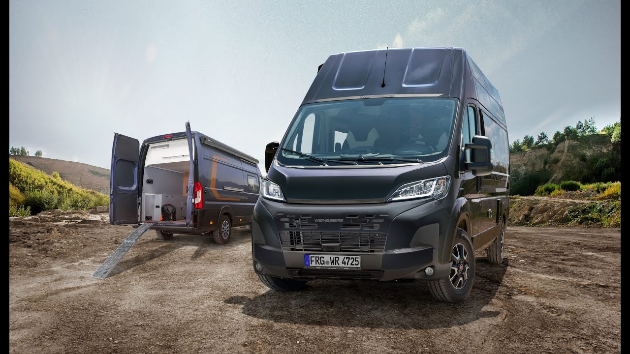Camper that has space for a MOTORBIKE! Weinsberg CaraBus Outlaw 630 MEG edition fire