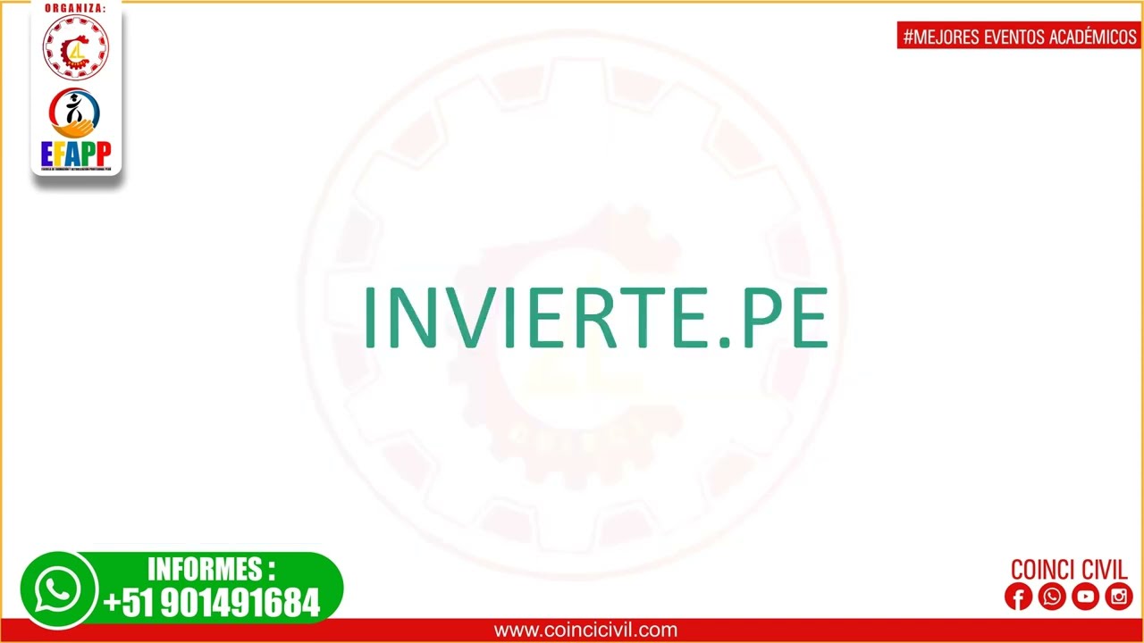 📚𝗖𝗨𝗥𝗦𝗢: ELABORACIÓN DE EXPEDIENTES TÉCNICOS DE PROYECTOS PRODUCTIVOS Y SOCIALES INVIERTE.PE📚