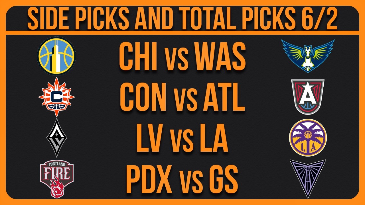 WNBA Picks Today | Best Bets & Predictions Tuesday 6/2/26