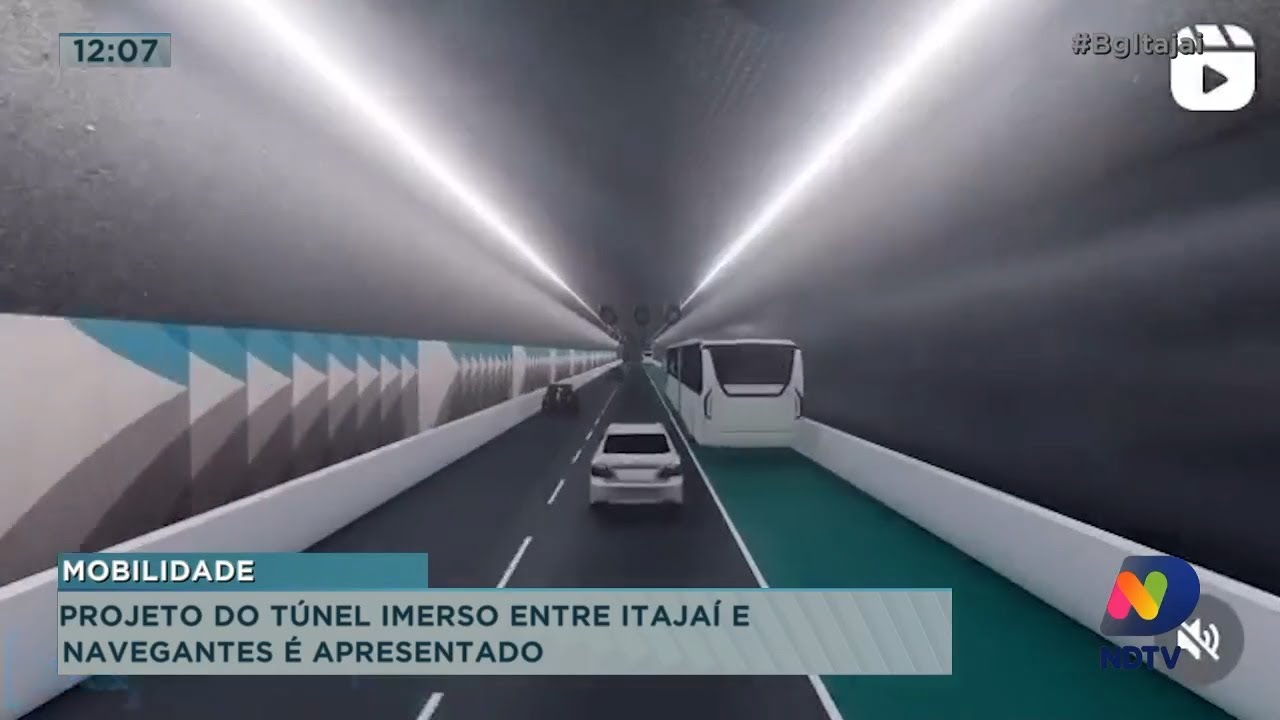 Projeto do túnel entre Itajaí e Navegantes é apresentado