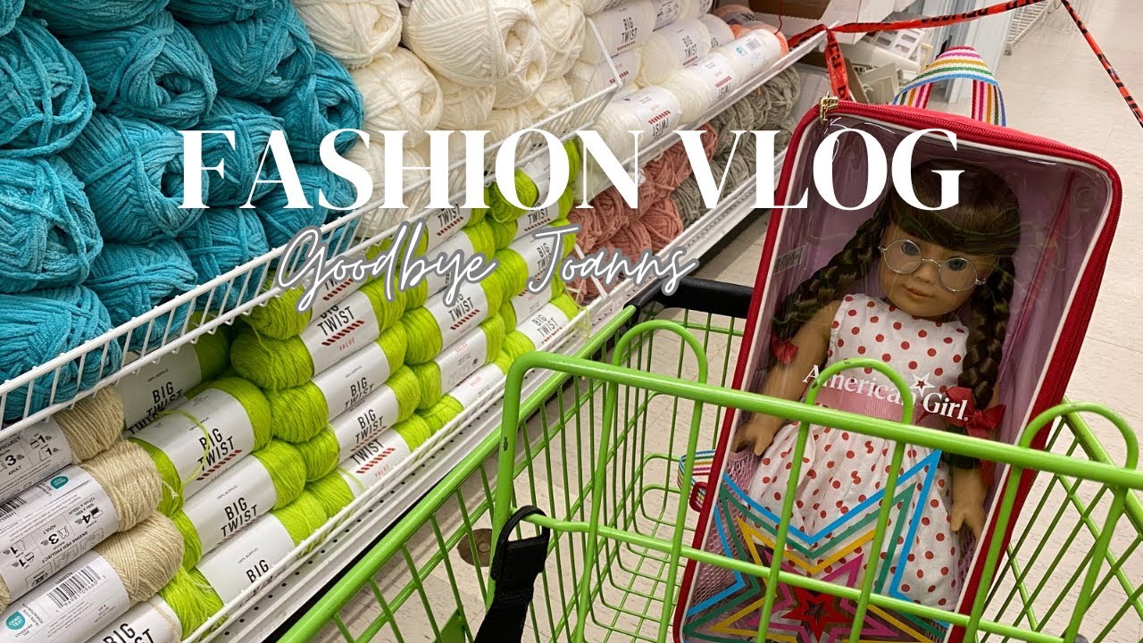 #AGFashionWeek Day 5 | Final Joanns Visit & Crochet Mental Health Day Vlog