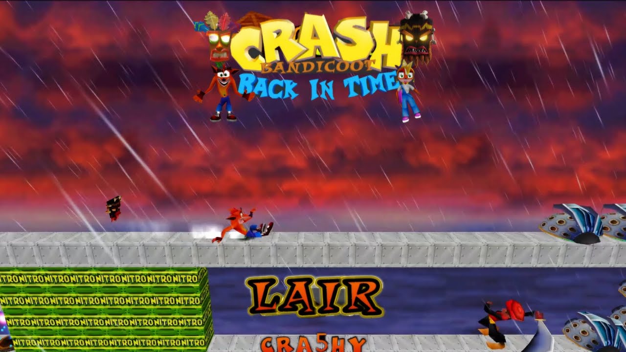 Crash Bandicoot - Back In Time Fan Game: Custom Level: Lair By Cra5hy