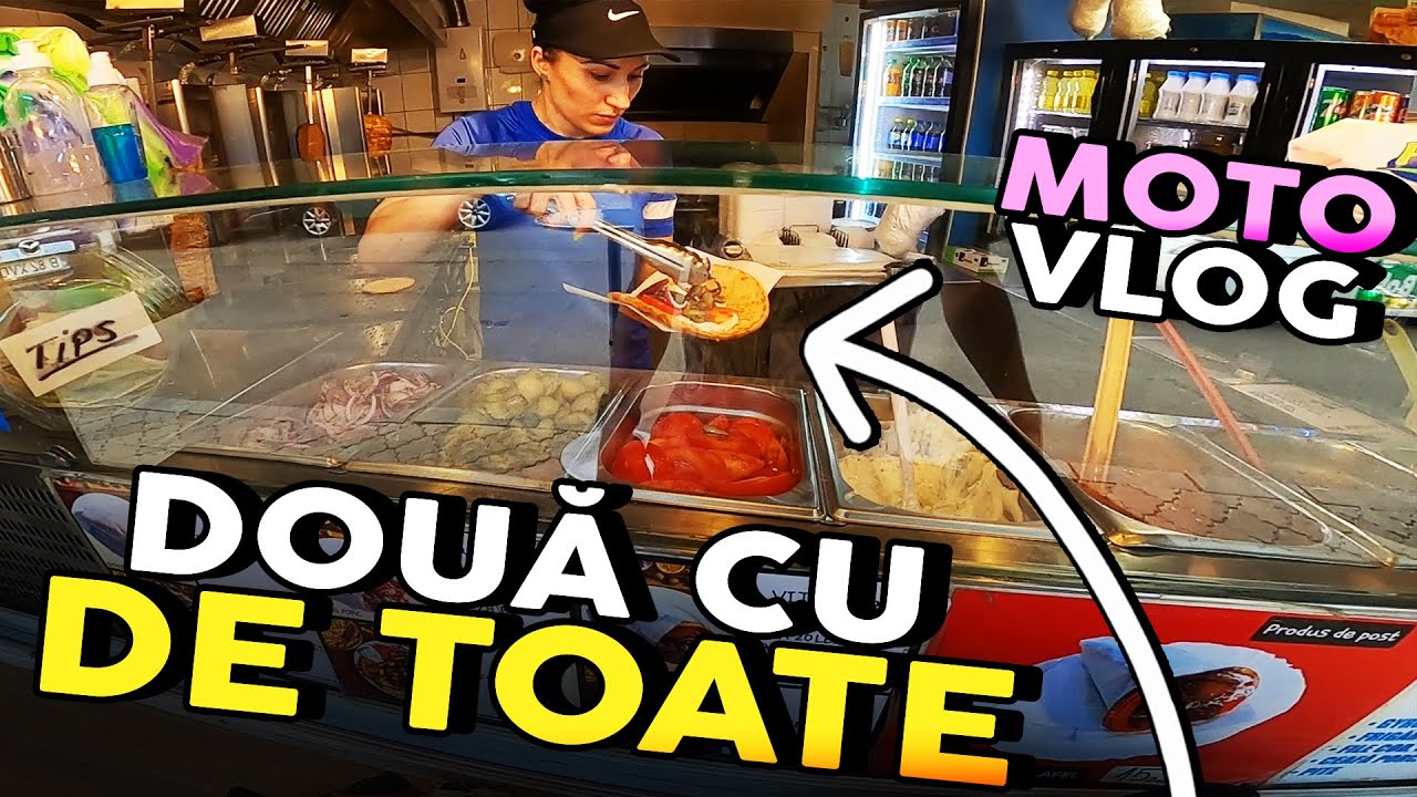 MOTOVLOG CU DOUA GYROS DE PORC *cu de toate*