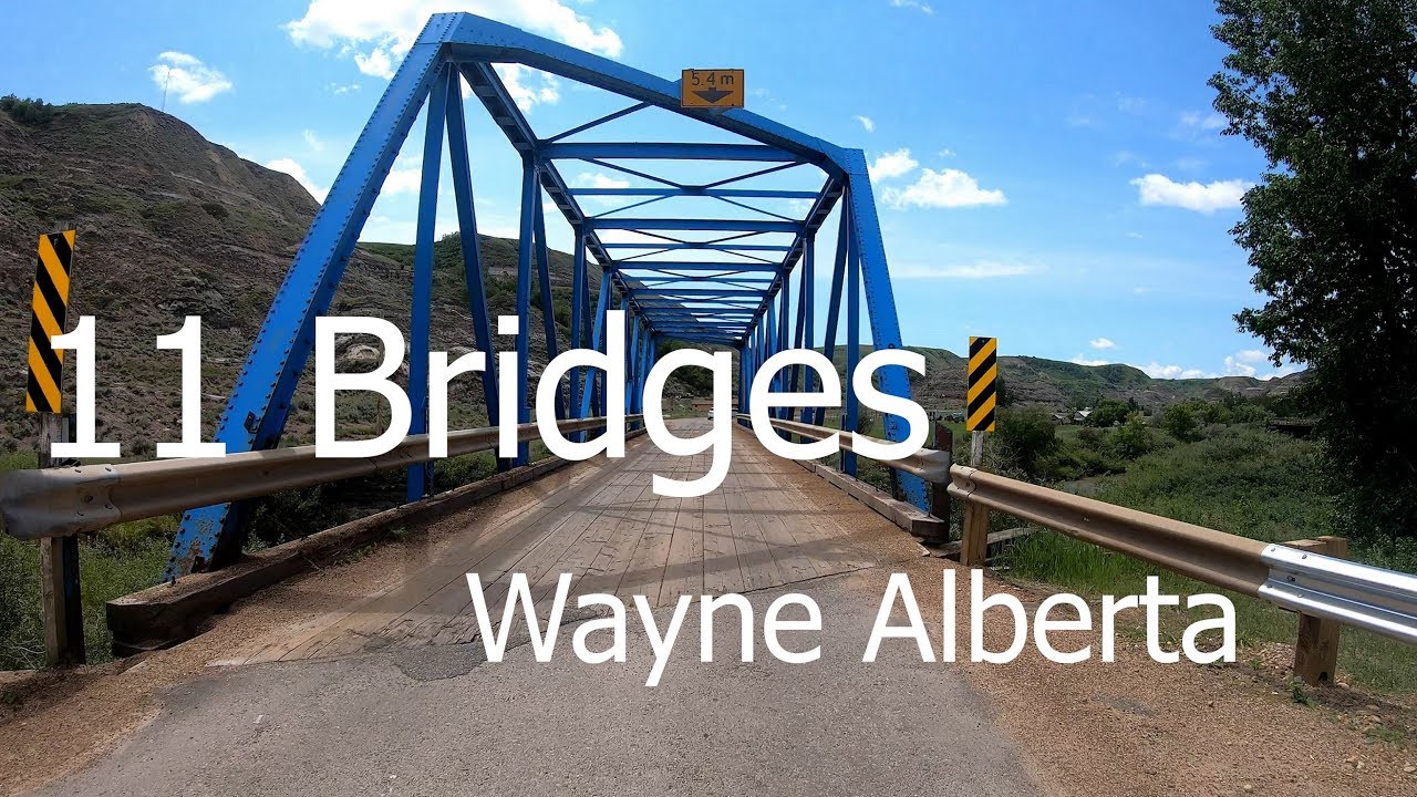 Road of 11 Bridges to Wayne Alberta