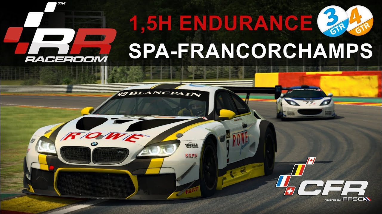 RaceRoom | CFR Multiclass Endurance | 1.5 Hours Of Spa! [FR]